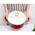 5pcs custom enamel cooking enamel soup pot